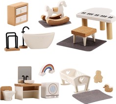 A Set Of 20 Miniature Dollhouse Accessories, Perfect For A, And Toddlers. - $40.92