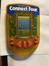Vintage Connect Four  Milton Bradley 1995 Handheld Electronic Game Tested - $9.89