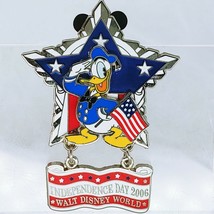 WDW Independence Day 2006 Donald Duck Americana Star LE Disney Pin 46972 - $24.54