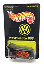 Hot Wheels - Limited Edition - Volkswagen Bus - Black with orange/yellow flame g - £36.35 GBP