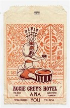 Aggie Grey&#39;s Hotel Apia Western Samoa Small Paper Gift Bag  - $17.82