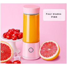 fmhyoye Fruit presses, Portable juicer cup, household rechargeable juicer image 2