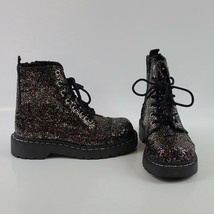 Womens Size 6 Boots Anarchic 7 Holes Chunky Glitter Boots T2215 - £77.53 GBP