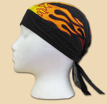 Flames EZDanna Headwrap - One Size Fits All, Black - $5.40
