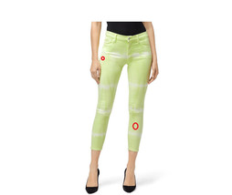 J BRAND Womens Jeans Mid Rise Skinny Lime Shockwave Green Size 26W 835I563 - £62.98 GBP