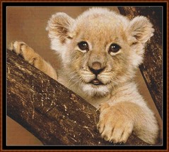 Lion Kitty ~~ counted cross stitch pattern PDF - £15.68 GBP