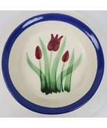 Vintage Tulip Stoneware Deep Dish Pie Plate Dish Bowl 10.5 Inch Round - £20.84 GBP