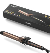 K&amp;K Professional Hair Curling Iron 1.25 inch- Ceramic Coating QY-2033 - £11.18 GBP