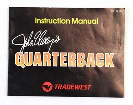 VINTAGE Nintendo NES John Elway&#39;s Quarterback QB Football Instruction Ma... - $9.89