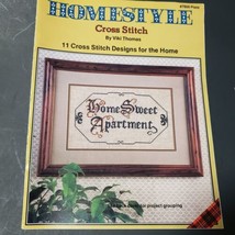 Plaid Homestyle Cross Stitch Patterns Vintage Viki Thomas Home Designs 7600 - $4.64