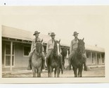 1930&#39;s Texas A&amp;M Summer Engineering Camp Photo 4 Men on Horses - $37.62