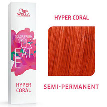 Wella Professional Color Fresh CREATE Hyper Coral image 3