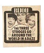 1963 The Three Stooges Bjiou Movie Advertisement Around The World Film F6F - $41.13 CAD