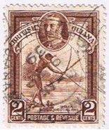 Stamps British Guiana King George V 2 Cent Value Used - £1.67 GBP