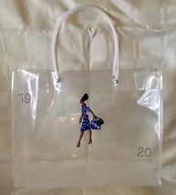 Zeta Phi Beta Sorority Clear Diva Shopping Bag (13”x5”x10”) - $22.00