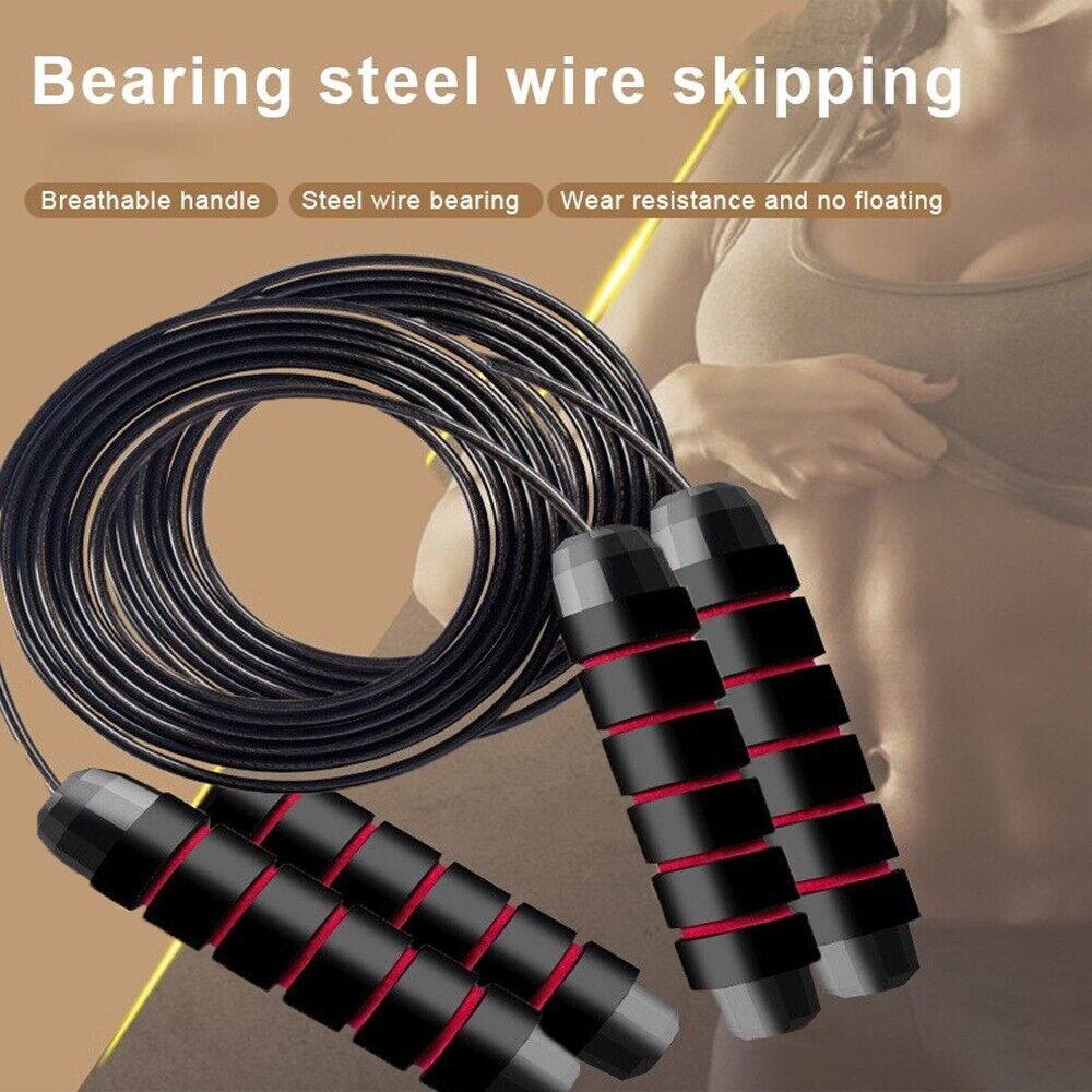 Primary image for 2Pcs Skipping Jump Rope Student Sports Skipping Rope Rapid Speed Jumping Rope