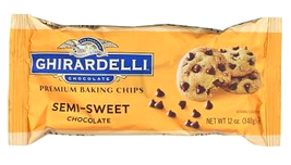 Ghirardelli Semi Sweet Baking Chips Case of 12 packets, 12 oz pouch chocolate - £68.57 GBP
