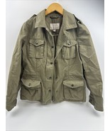 Banana Republic Womens Military Jacket Size Small Army Green RN 54023 - $524.16 MXN