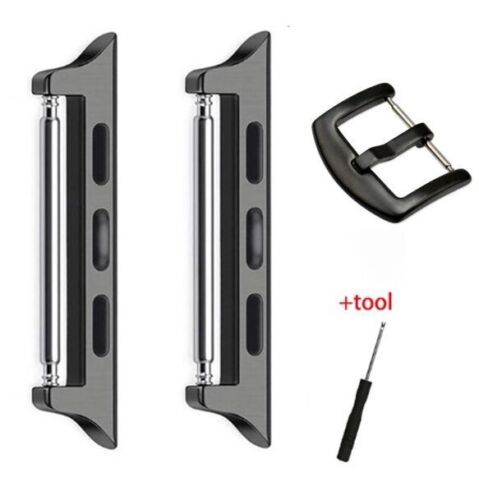 Apple 4 5 6 7 8 SE Ultra Watch Band Adapters Connectors 42 44 45 49mm Bl... - $9.89