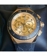 Technomarine Gold Ocean Manta Men&#39;s 48mm  Chrono Watch TM-215065 NWT - $114.97