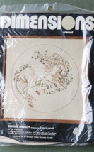 Dimensions Crewel Kit Unicorn Serenity Embroidery Art 1169 Linda Powell ... - £26.15 GBP