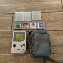 Original Nintendo GameBoy DMG-01 Console Tetris, Monopoly, Radar Mission &amp; TMNT - £118.62 GBP