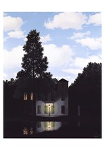 Rene Magritte - L&#39;Empire des Lumieres - Offset Lithograph  - $65.34