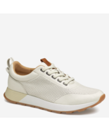 Johnston &amp; Murphy White Full Grain Kinnon Perfed Jogger (M) - €102,82 EUR