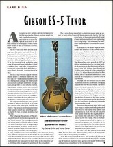 The 1950 Gibson ES-5 Tenor Guitar history article 1991 print - £3.31 GBP