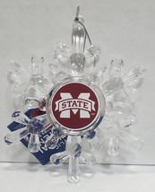 Mississippi State Bulldogs Snowflake Ornament - NCAA - €10,78 EUR
