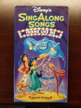 Disneys Sing Along Songs Aladdin Friends Like Me VHS A Whole New World Vol 11 - £9.89 GBP
