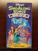 Disneys Sing Along Songs Aladdin Friends Like Me VHS A Whole New World Vol 11 - £9.42 GBP