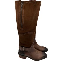 Roan Bedstu Charity Tall Leather Boots Almond Brown Size 6 new no box - $47.52