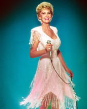 Tammy Wynette posing with microphone Country music legend 16x20 Canvas Giclee - £54.81 GBP