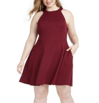 Speechless Women&#39;s Plus Size A-Line Dress Burgundy Red Size 24 Sleeveles... - £21.33 GBP
