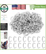 1/2&#39;&#39; Steel Hog Rings Set of 1000 - Versatile Solutions for Auto and Crafts - $31.87 CAD