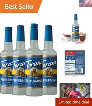 Sugar Free Syrup, Peppermint, 25.4 Ounces Pack of 4 - $64.13