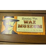 1960s Historical West Wax Museum Colorado Springs Travel Brochure - £9.25 GBP