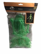 Glow In The Dark Skeleton 3 ft Poseable Arms &amp; Legs Activate Glow In Direct Lgt - £14.24 GBP