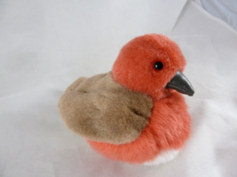 Wild Republic K&amp;M Audubon Purple Finch Plush Bird With Working Sound Cal... - $7.07