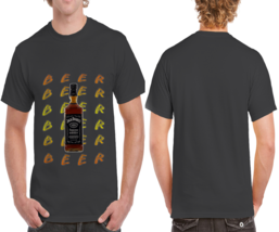 Beer Black Cotton t-shirt Tees - $14.53+