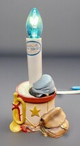 Vintage Rare Civil War Drummer Boy Night Deco Light W/ Bugle, Hat &amp; Satchel - $17.82