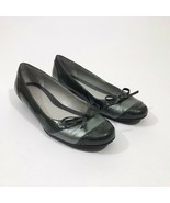 Liz Claiborne Grey Leather Flats Womens 6M - $19.79