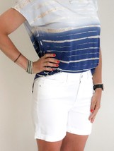 Charlie B rolled up cuff shorts in WHITE - £37.89 GBP