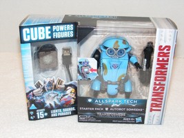 Nib 2016 Transformer Cube Power Autobot Sqweeks Action Figure - £23.59 GBP