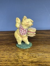 Ganz Pigsville Figurine Snack Time Figurine 1993 - £11.28 GBP