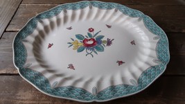 Vintage Royal Doulton LOWESTOFT BOUQUET Platter Tray 15.5&quot; x12.5&quot; - $57.61