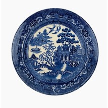 EB &amp; JEL Plate Asiatic Pheasants Flow Flo Blue Porcelain England Antique... - £13.15 GBP