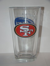 San Francisco 49ers - BUD LIGHT Pint Glass (16oz) - £23.45 GBP