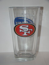 San Francisco 49ers - BUD LIGHT Pint Glass (16oz) - £23.77 GBP